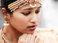 young Indian woman in deep reflection